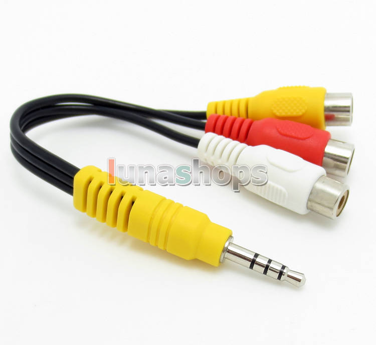 RCA Composite A/V Cord Adapter Cable For Samsung BN39-01154H for HD Television